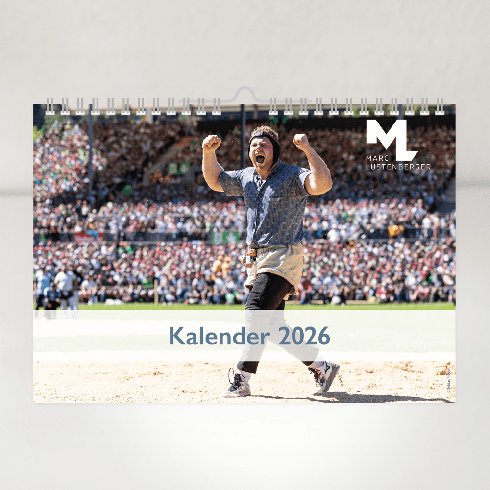 Wandkalender Marc Lustenberger - Fotos von der Saison 2025